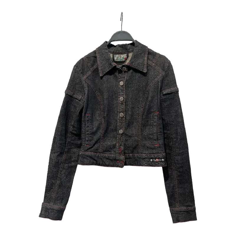 LIP SERVICE/Denim Jkt/M/Denim/BLK/Red Stitch