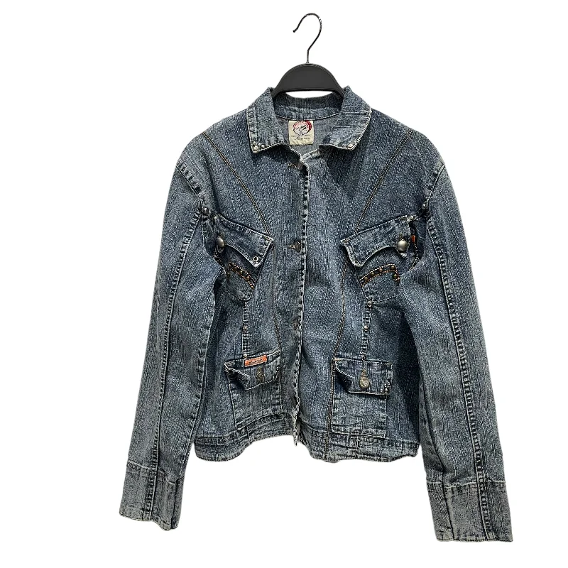 Discordia/Denim Jkt/Rayon/IDG/Studded Denim Jacket