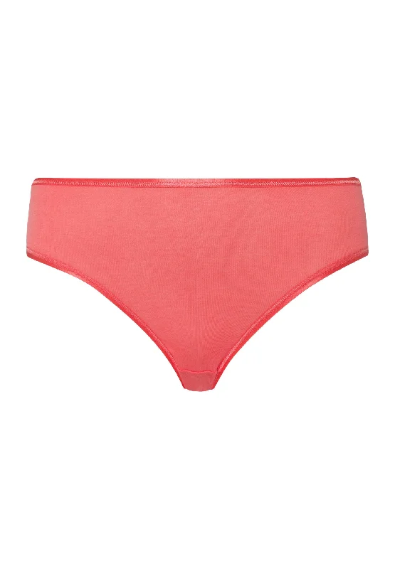 Cotton Seamless Full High Cut Brief | Porcelain Rose 71626-2309