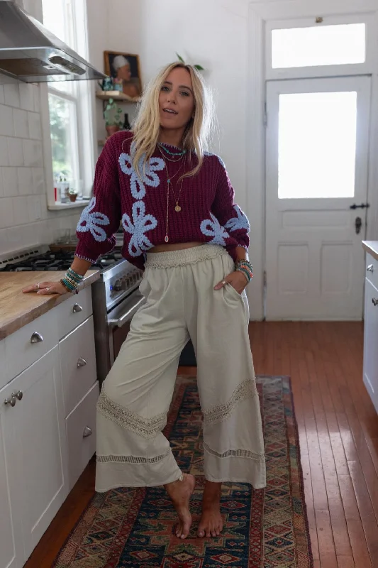 Any Day Wide Leg Pants - Taupe