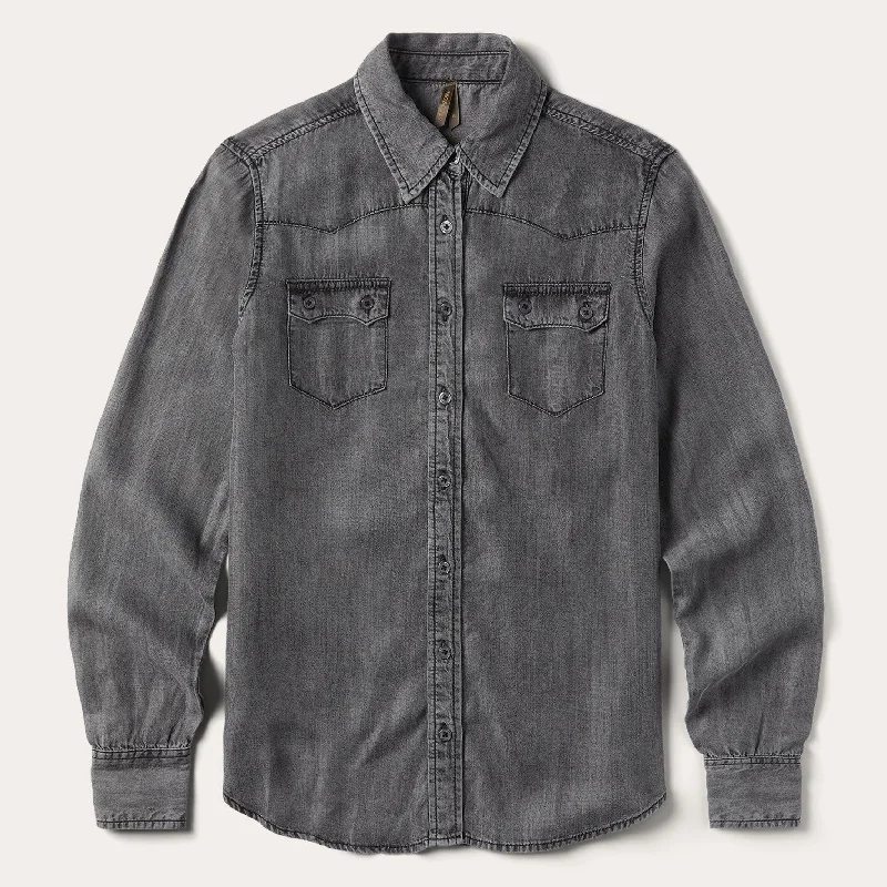 Boyfriend Fit Denim Shirt