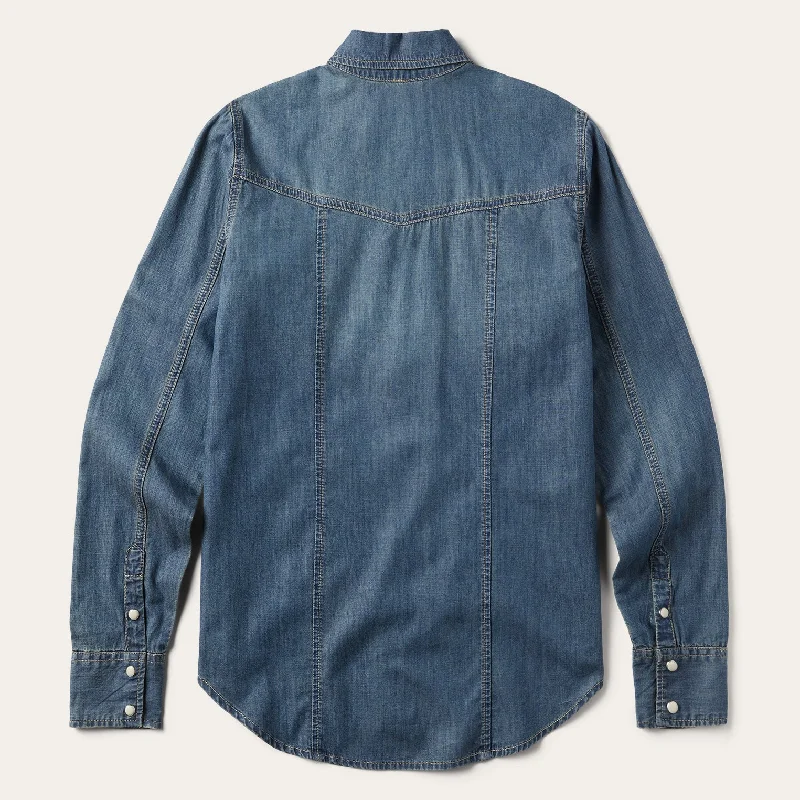 Boyfriend Fit Denim Shirt