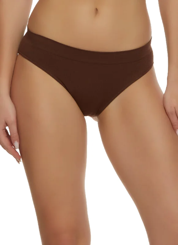 Seamless Ribbed Bikini Panty