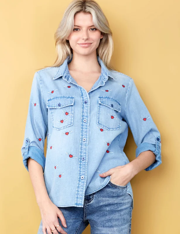 Denim Love Wing Shirt