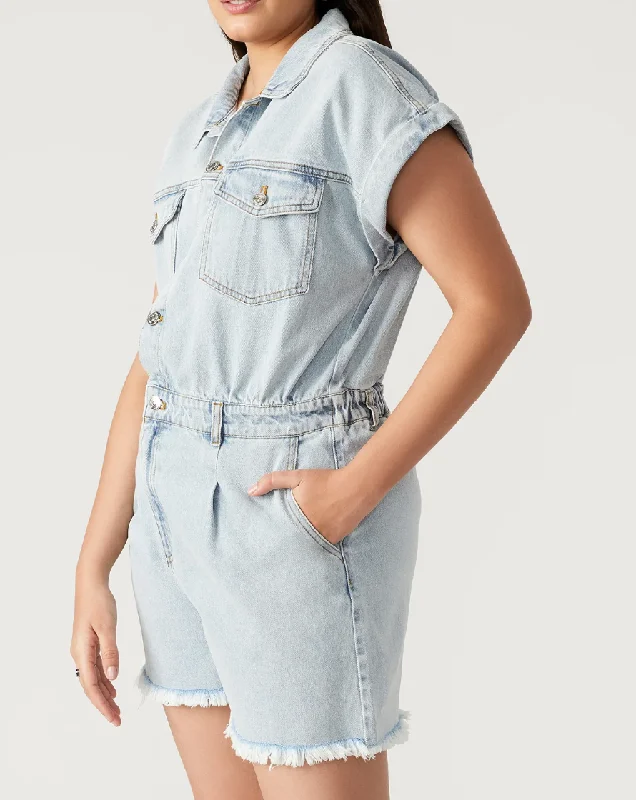 Denim Romper by Steve Madden