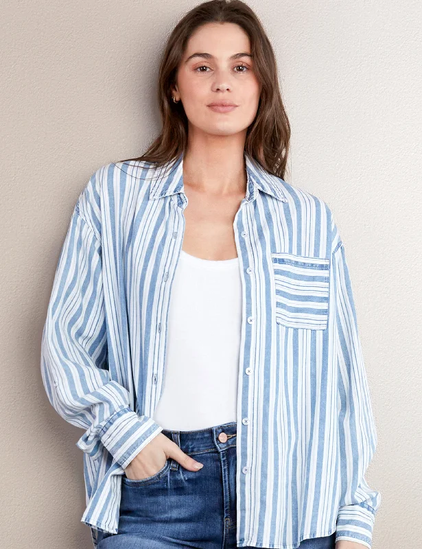 Denim Stripes Shirt