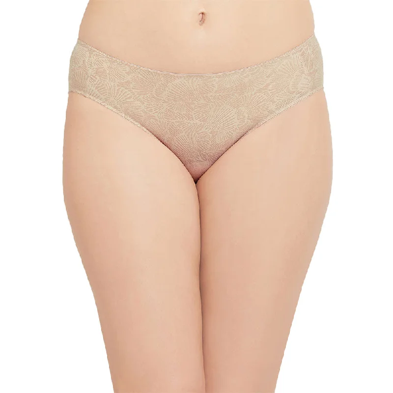 Ecozen Low Waist Medium Coverage Everyday Wear Bikini Panty - Cream