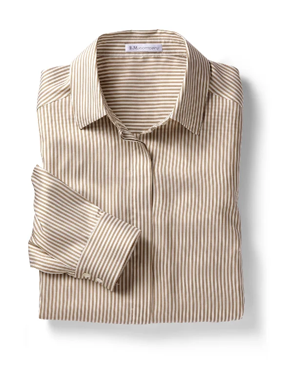 Grace Stripe Silk Shirt