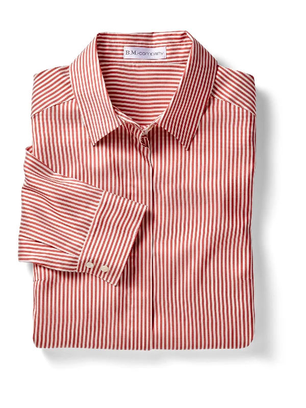 Grace Stripe Silk Shirt