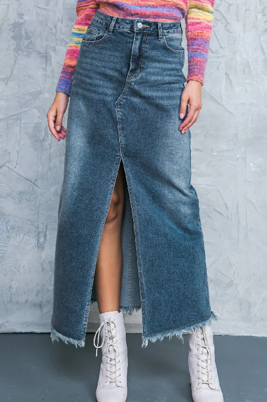 MAJESTIC PERFECTION DENIM SKIRT