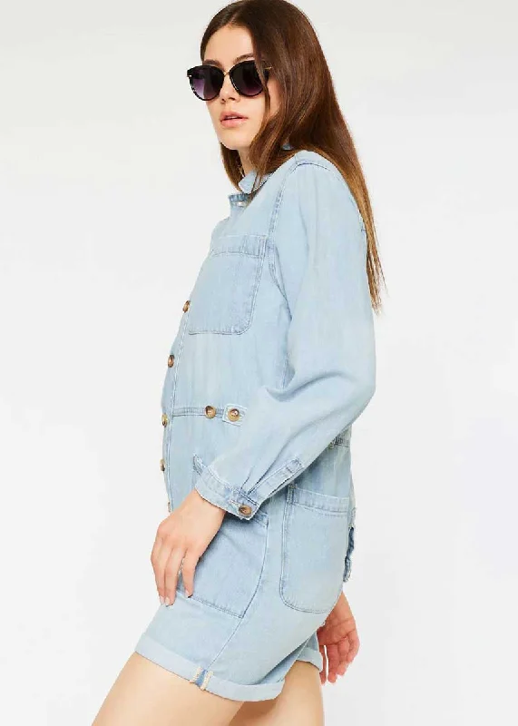 Jemma Loose Fit Romper - Light