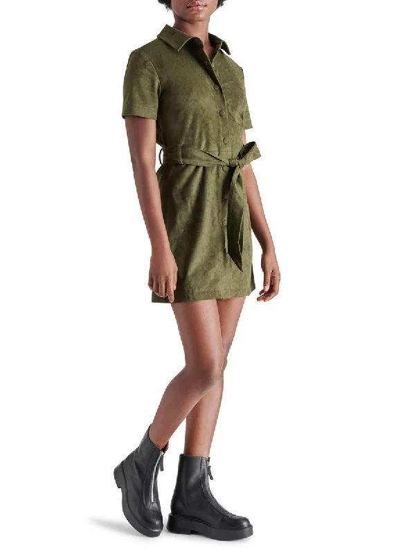 Jolene Dress - Olive Night