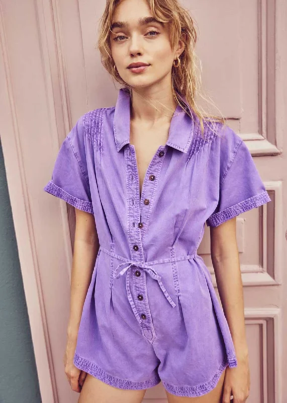 Keep It Crisp Shortall - Ultra Violet