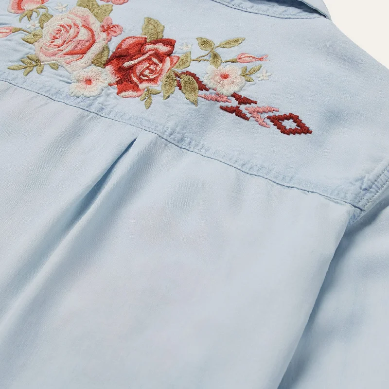 Long-Sleeved Embroidered Shirt