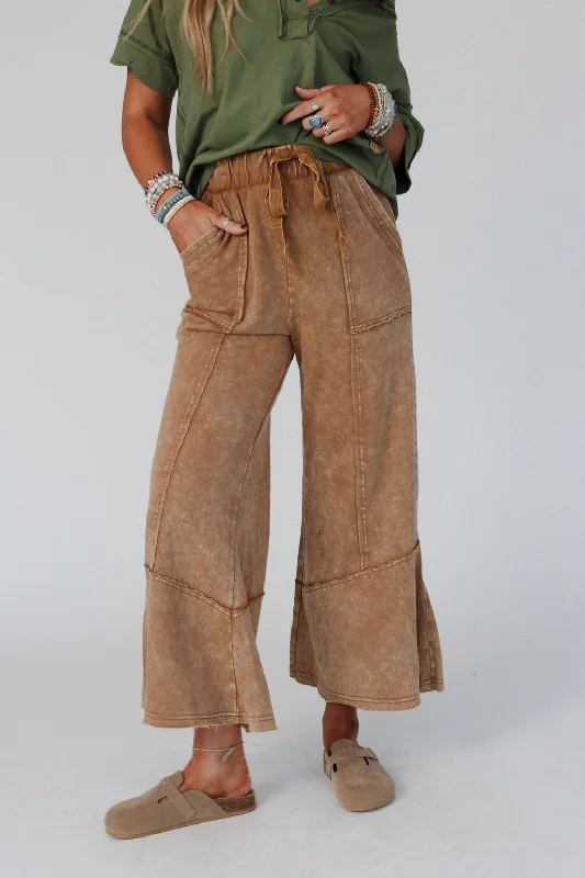 Meadow Muse Comfy Pants - Camel