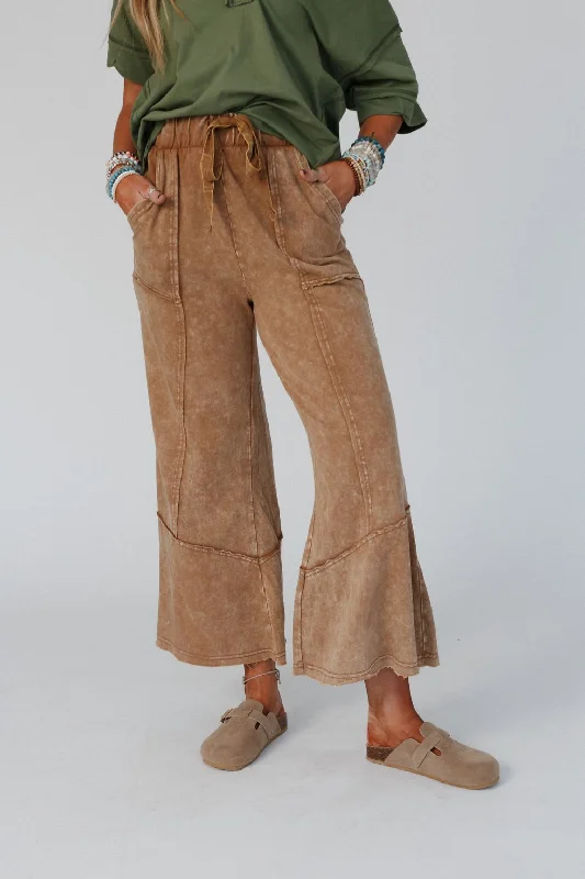 Meadow Muse Comfy Pants - Camel