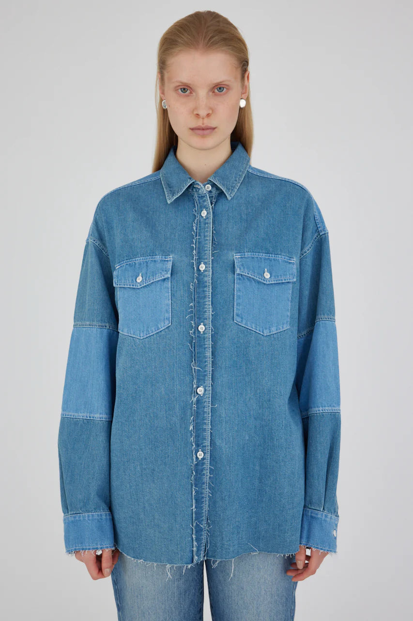 Moussy Una Switching Shirt