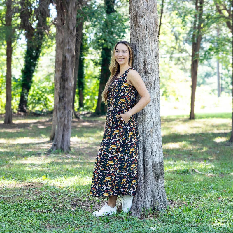 Mushroom Maxi Dress