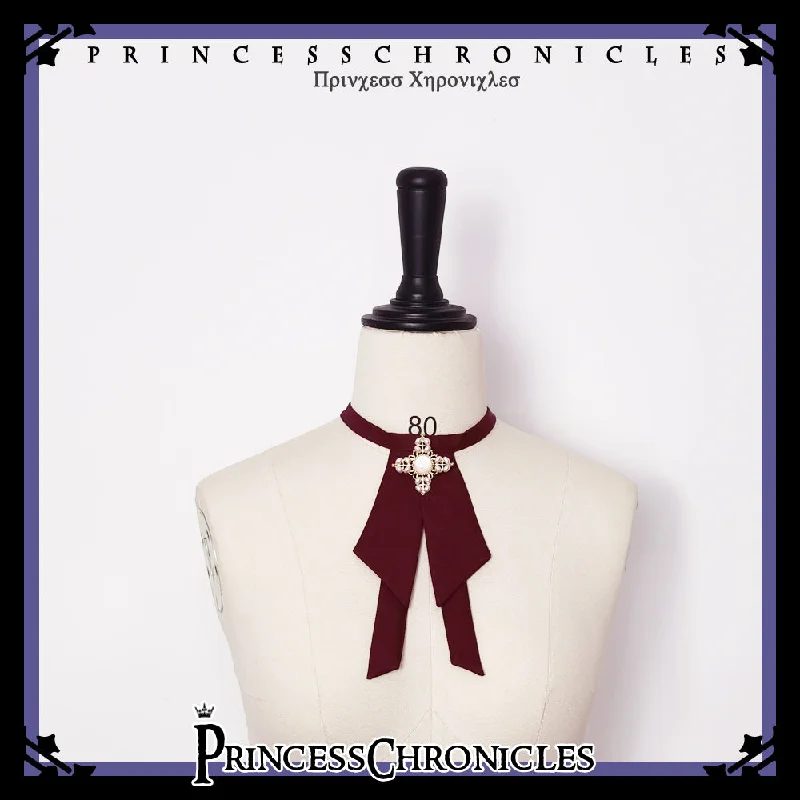 S / wine red bow tie (in-stock)