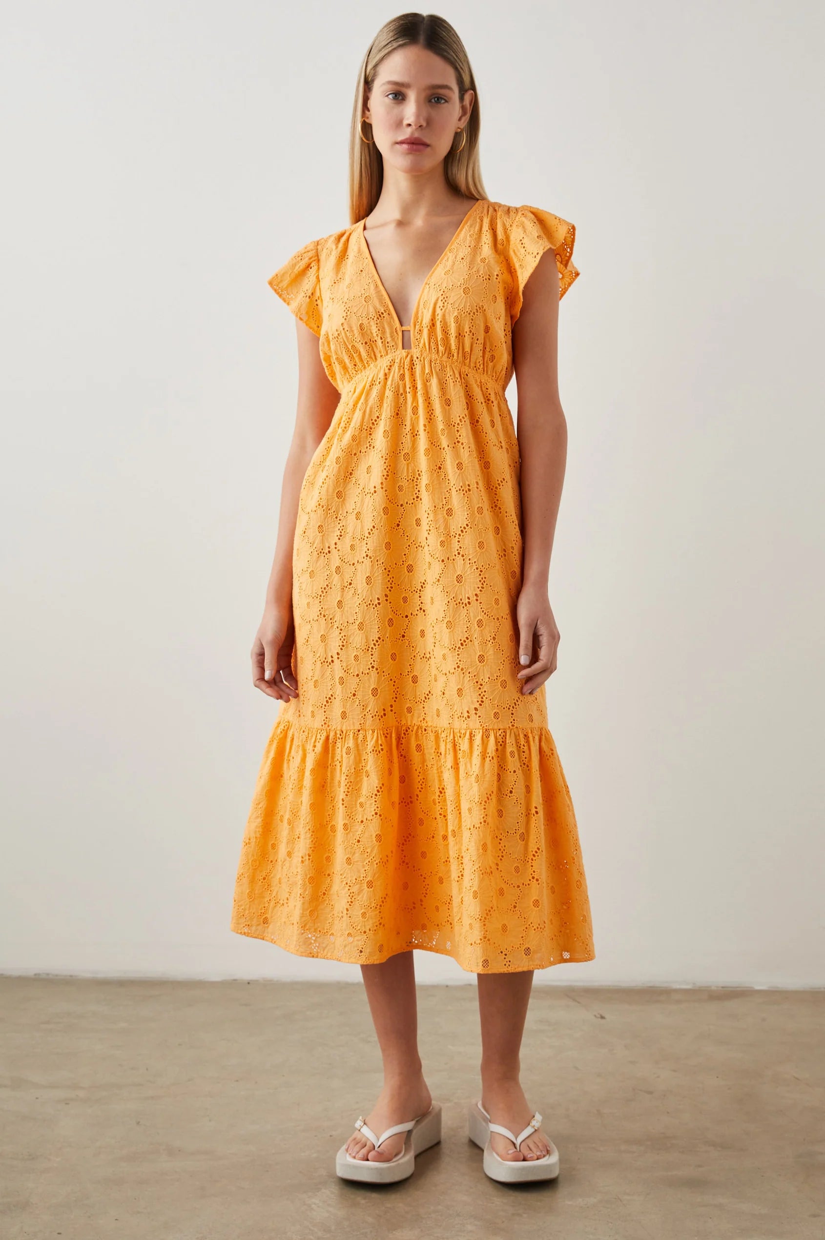 Rails Tina Dress - Marigold Eyelet