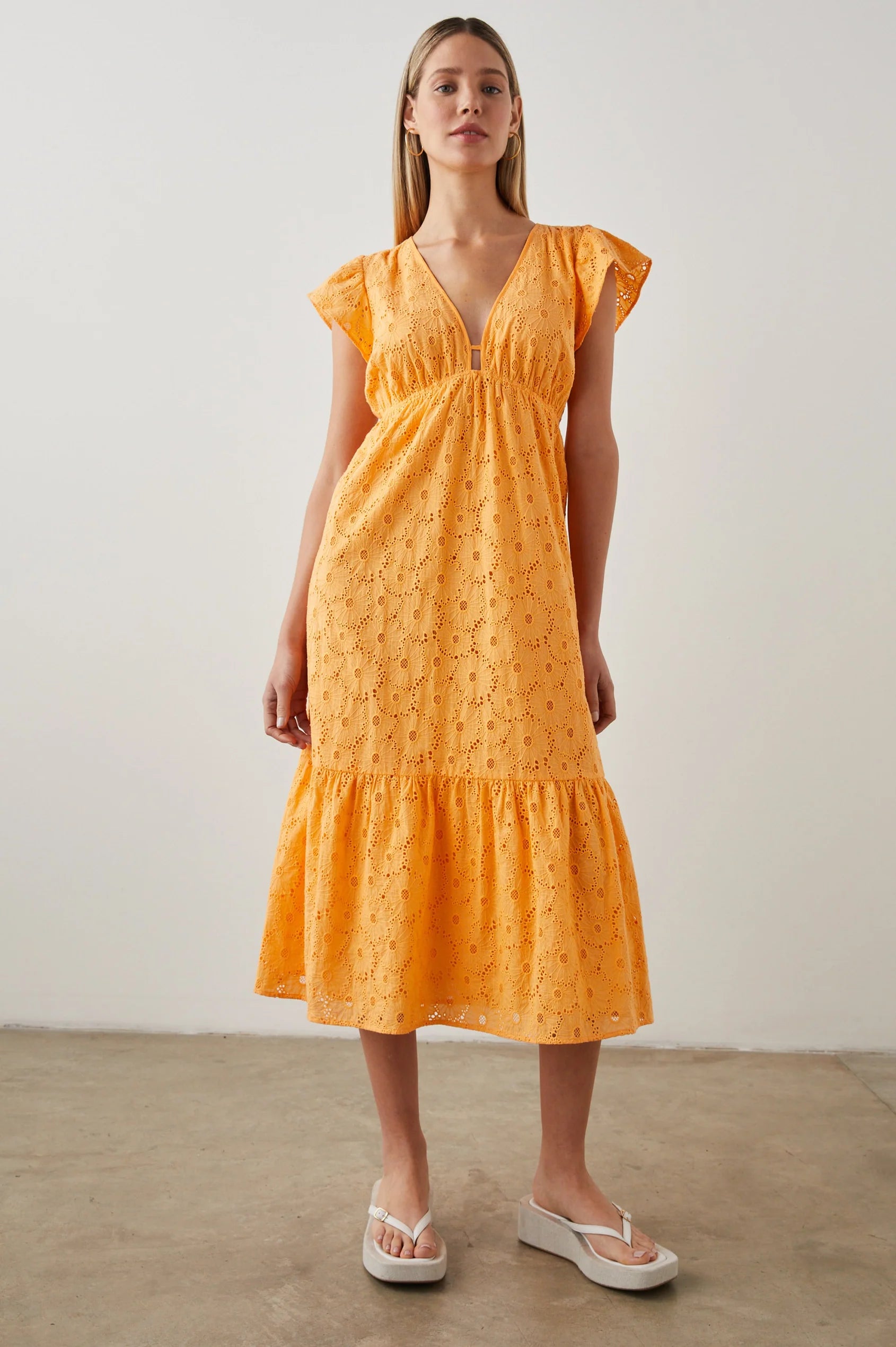 Rails Tina Dress - Marigold Eyelet