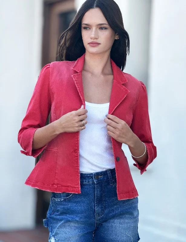 School Boy Denim Blazer