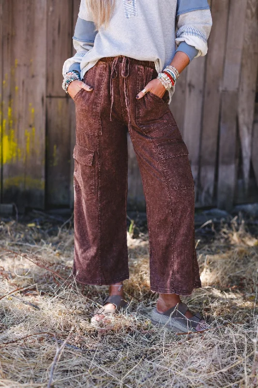 Tranquil Trails Cargo Pants - Brown