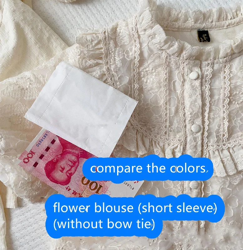 S / flower blouse (short sleeve)