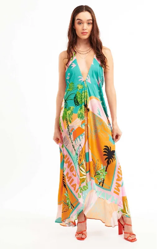 Wild Voila Vacanze Dress - Orange