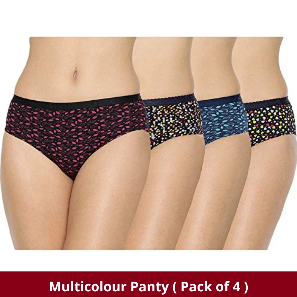 Women’s Panties Cotton Underwear for women (Pack of 4)